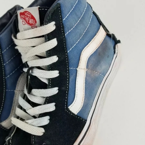 Vans Sk8 Hi Skate Shoe Classic Unisex Sz 9M 10.5W - Picture 4 of 5